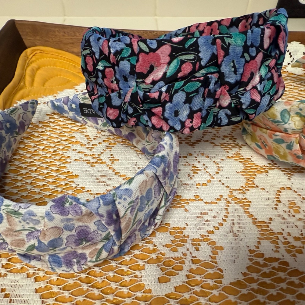 Floral Headband Set - Set of 4
